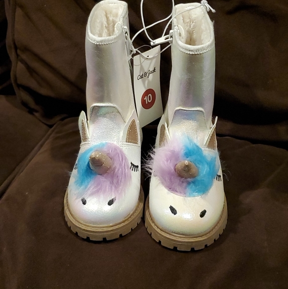 Cat & Jack Shoes Nwt Cat Jack Unicorn Boots 7 Poshmark